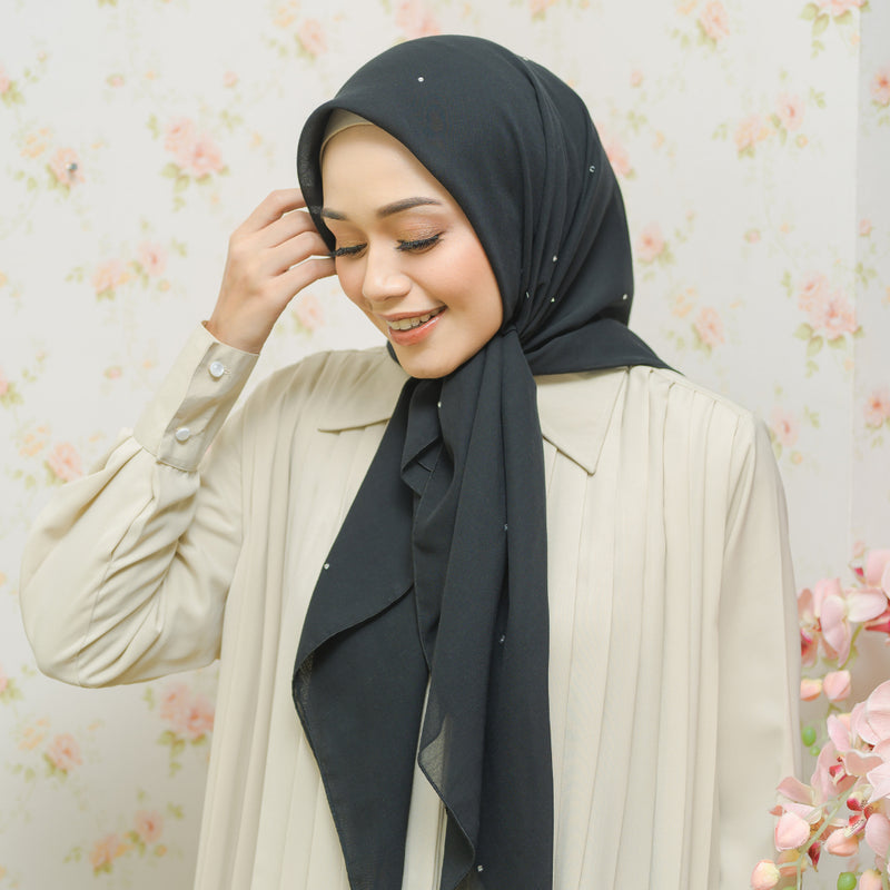 Viona Paris Swarovski (Hijab Paris Segiempat Swarovski)