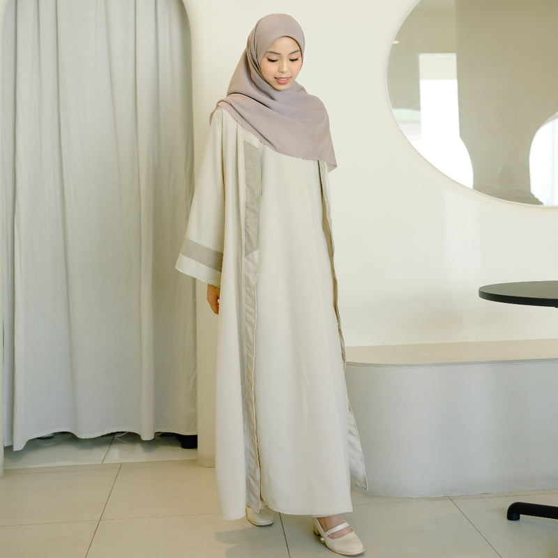 Faaza Abaya Set (Gamis Abaya Outer Syari Umroh Haji)