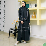 Khansa Abaya Set (Gamis Umroh Haji Abaya Set Kerudung)