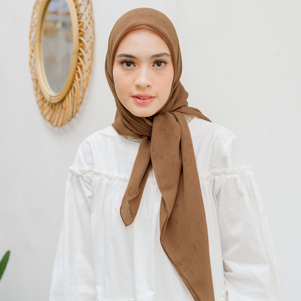 Mima Square ( Hijab Segiempat Katun )