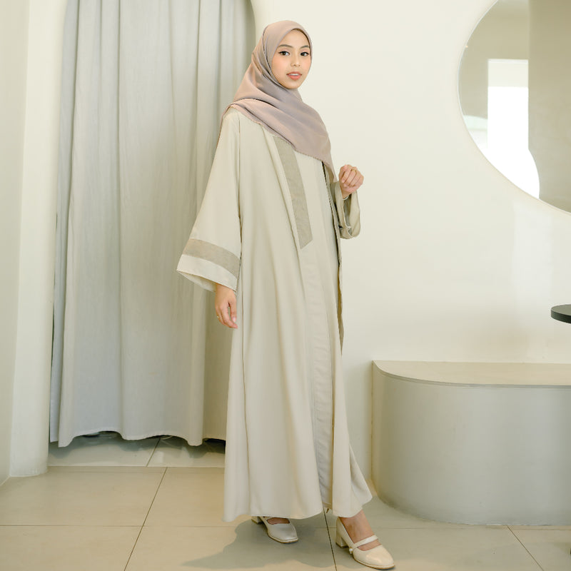 Faaza Abaya Set (Gamis Abaya Outer Syari Umroh Haji)