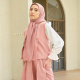 Nami Vest (Atasan Vest Rompi Linen)