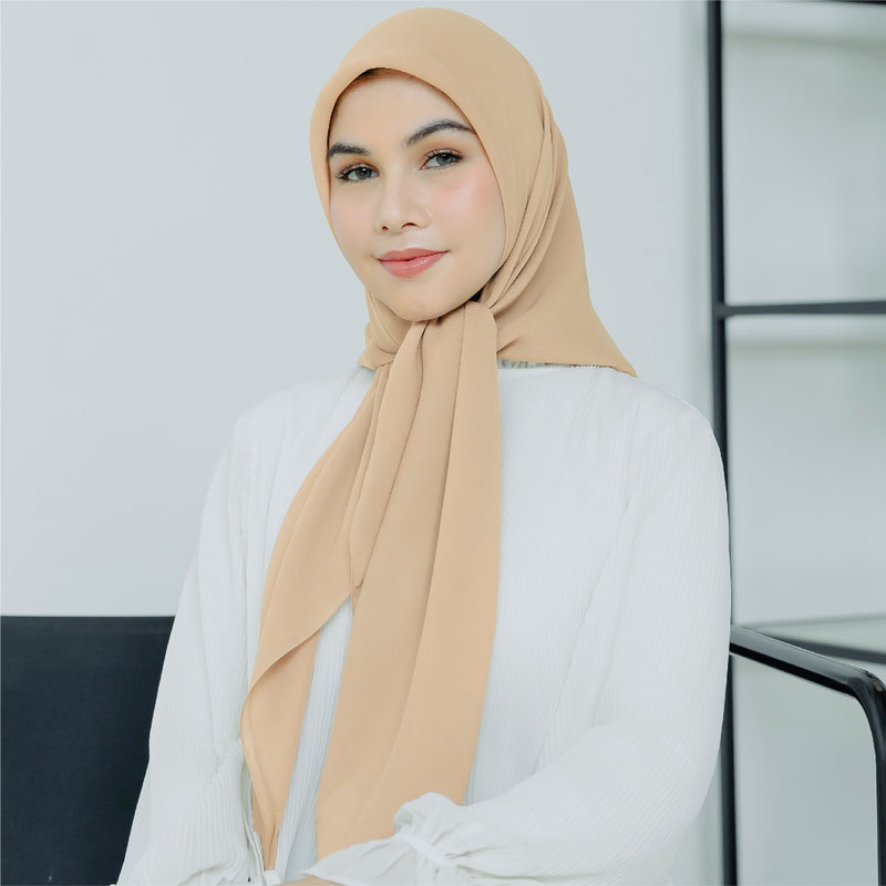 Polly Cotton (Hijab Polos Segiempat Polly Cotton)