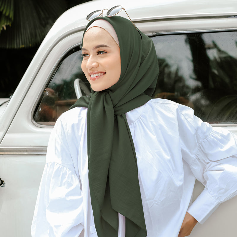 Detaa Square (Hijab Segiempat Voal)