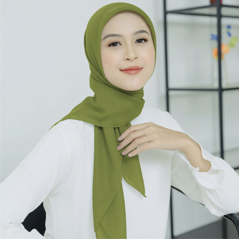 Polly Cotton (Hijab Polos Segiempat Polly Cotton)