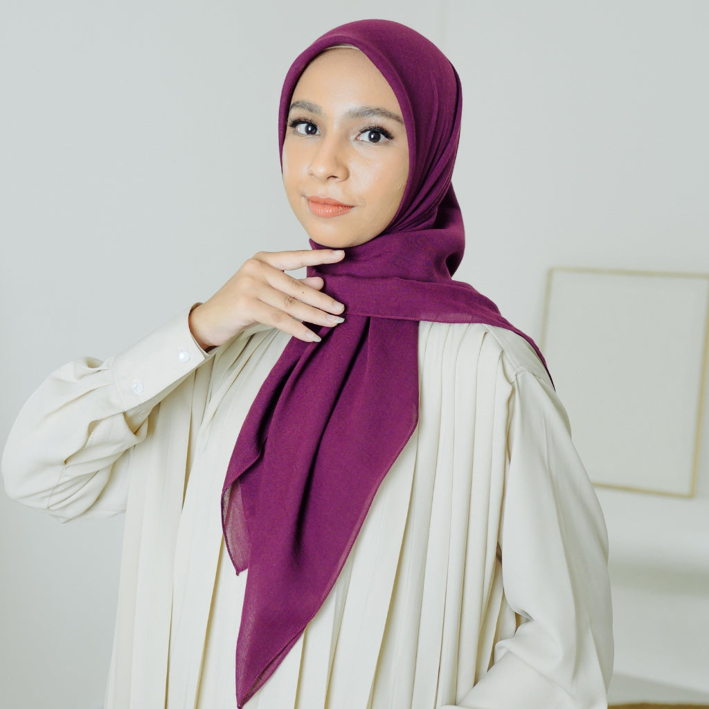 Mima Square ( Hijab Segiempat Katun )