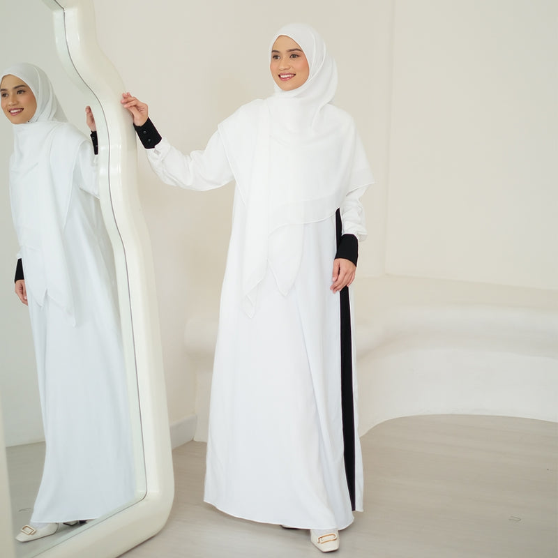 Saraya Abaya Dress (Gamis Polos Abaya Umroh & Haji)