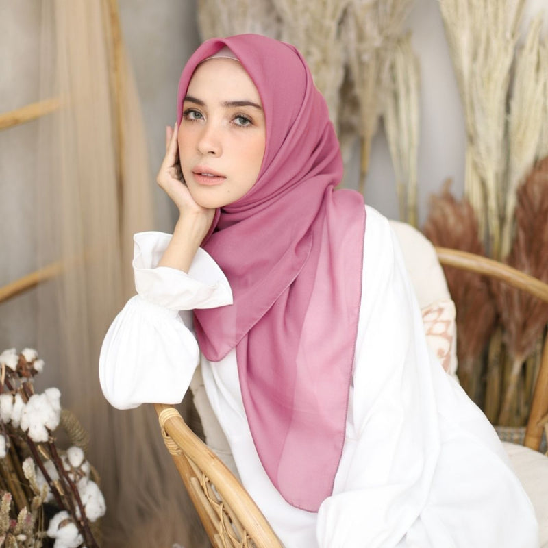 Polly Cotton (Hijab Polos Segiempat Polly Cotton)