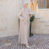 Habiba Abaya Set (Abaya Set Kerudung Umroh & Haji)