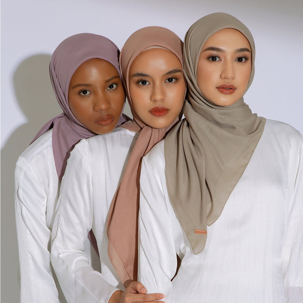 Haraa Voal Eyelash (Hijab Segiempat Voal Polos Embroidery)