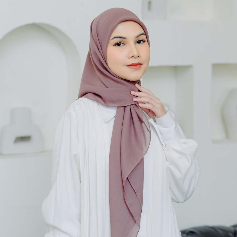 Polly Cotton (Hijab Polos Segiempat Polly Cotton)