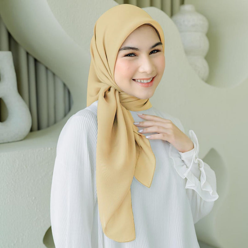 Polly Cotton (Hijab Polos Segiempat Polly Cotton)