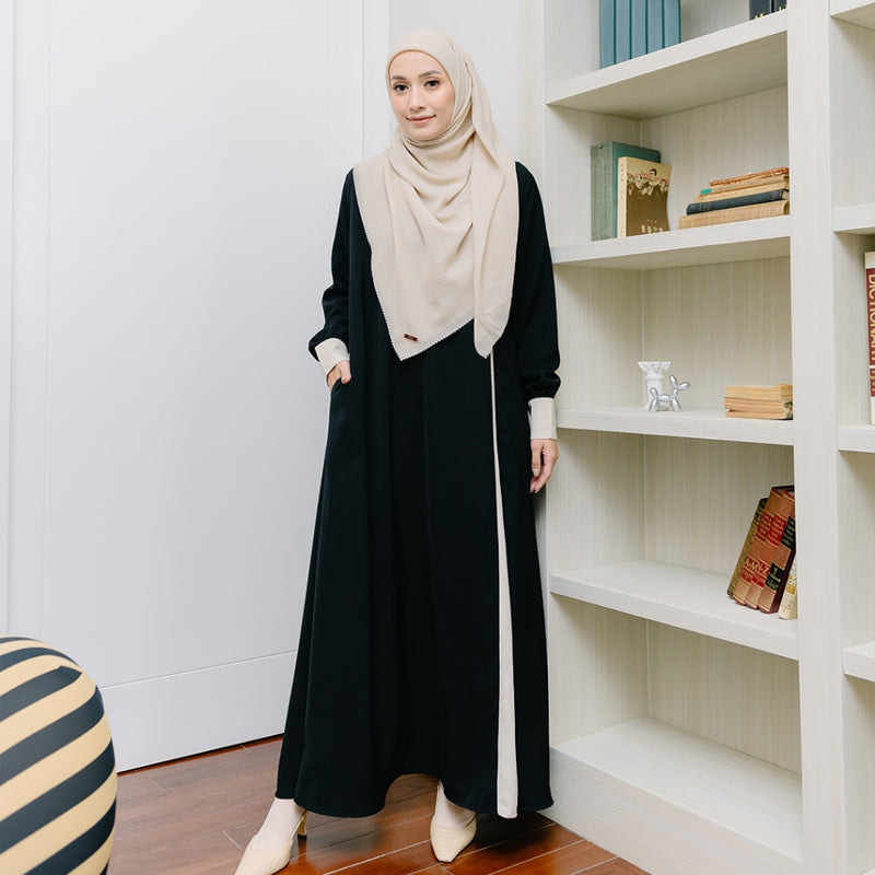 Saraya Abaya Dress (Gamis Polos Abaya Umroh & Haji)