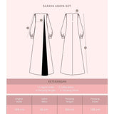 Saraya Abaya Dress (Gamis Polos Abaya Umroh & Haji)