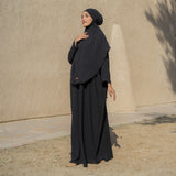 Hasna Abaya Set (Gamis Umroh Haji Abaya Set Kerudung)