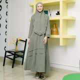 Khansa Abaya Set (Gamis Umroh Haji Abaya Set Kerudung)