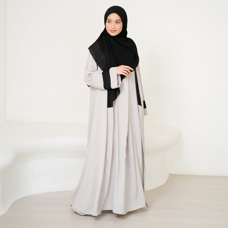 Faaza Abaya Set (Gamis Abaya Outer Syari Umroh Haji)