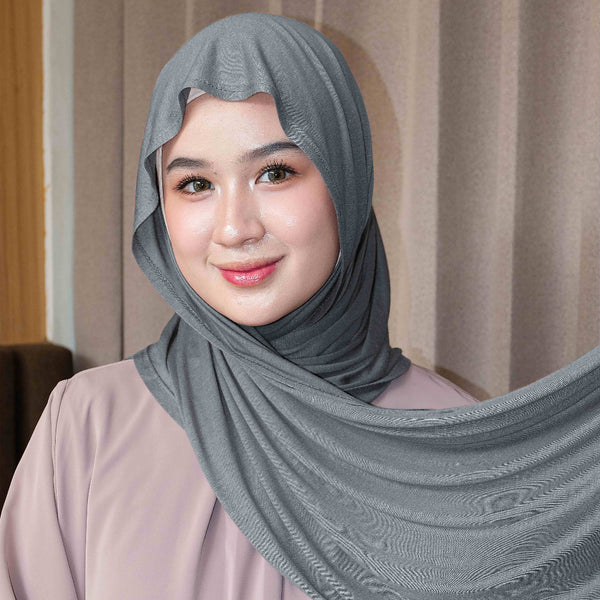 Arabian Shawl Lozy x Lesti Slate Grey New