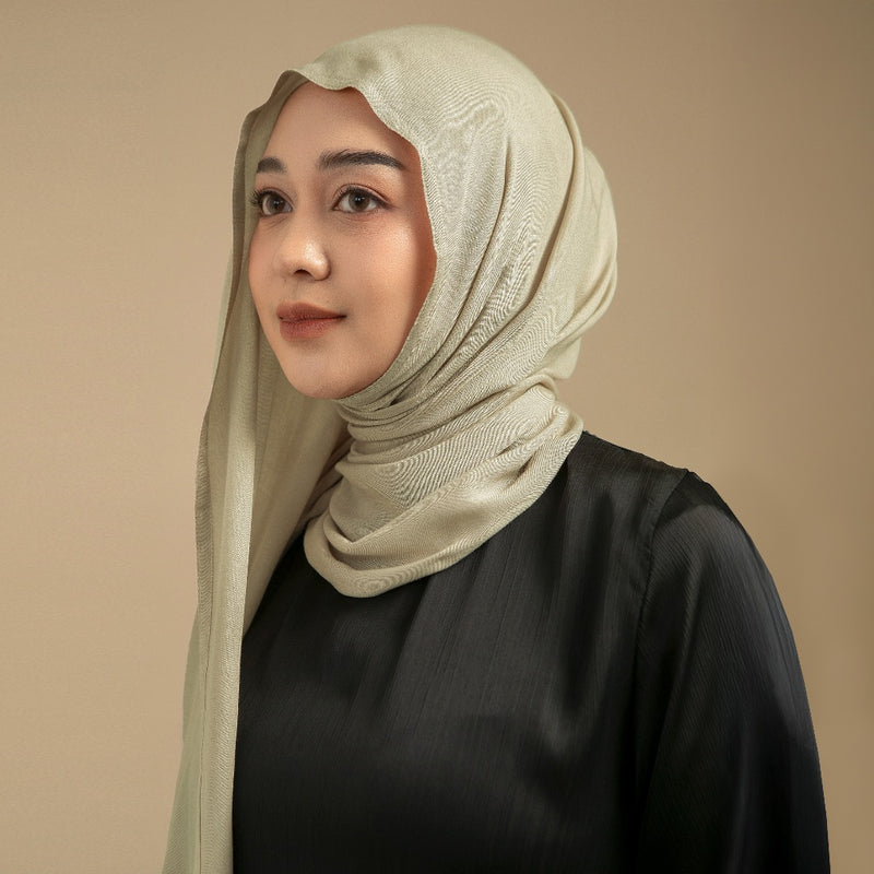 Pashmina Viscose Nour Shawl  Lozy x Lesti Whisper Green New