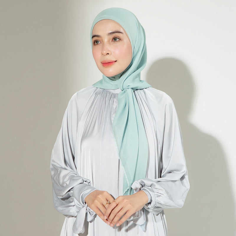 Paris Embroidery Signature Square Blue Tosca (Lozy X Hamidah)