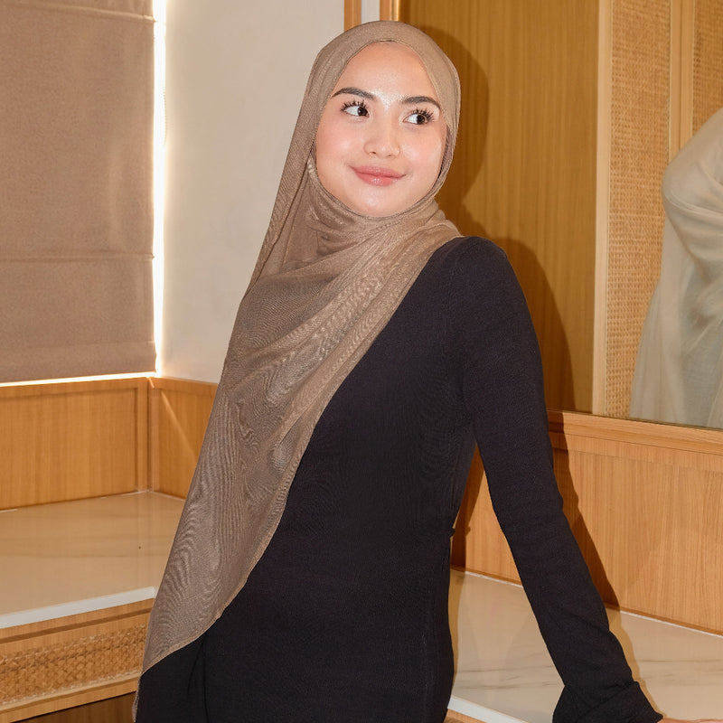 Pashmina Viscose Nour Shawl  Lozy x Lesti Latte New