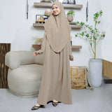 [Defect] Hafsha Abaya Set (Gamis Abaya Set Umroh)