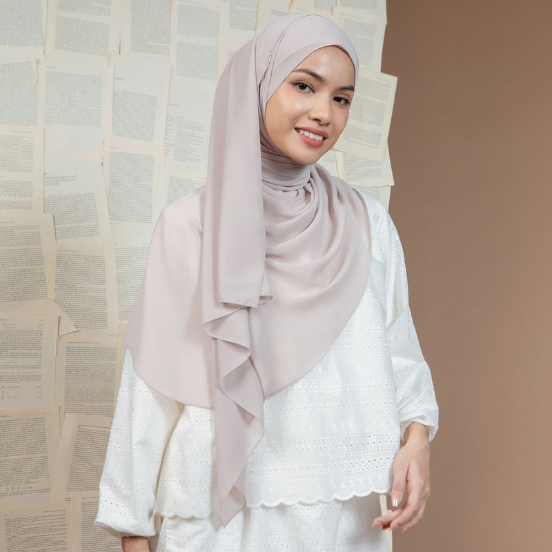 Oval Shawl Lozy x Lesti Cream Almond
