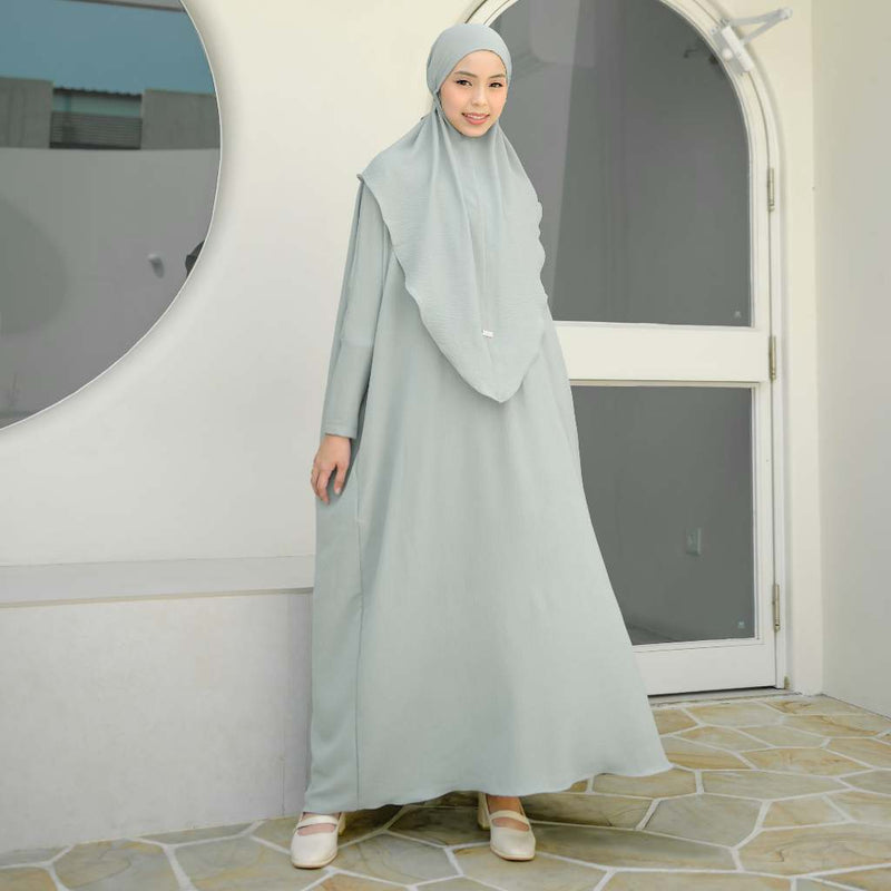 [Defect] Hafsha Abaya Set (Gamis Abaya Set Umroh)