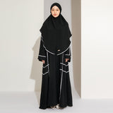 Haniya Abaya Set (Gamis Umroh Haji Abaya Set Kerudung)