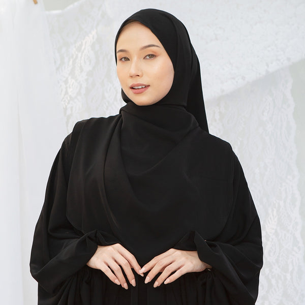 Mida Shawl Lozy x Hamidah Black