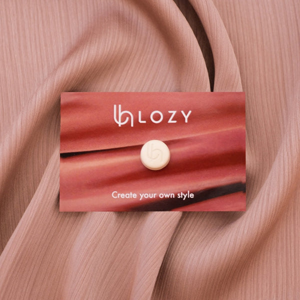 Magnet Pin Signature Circle Type Cream