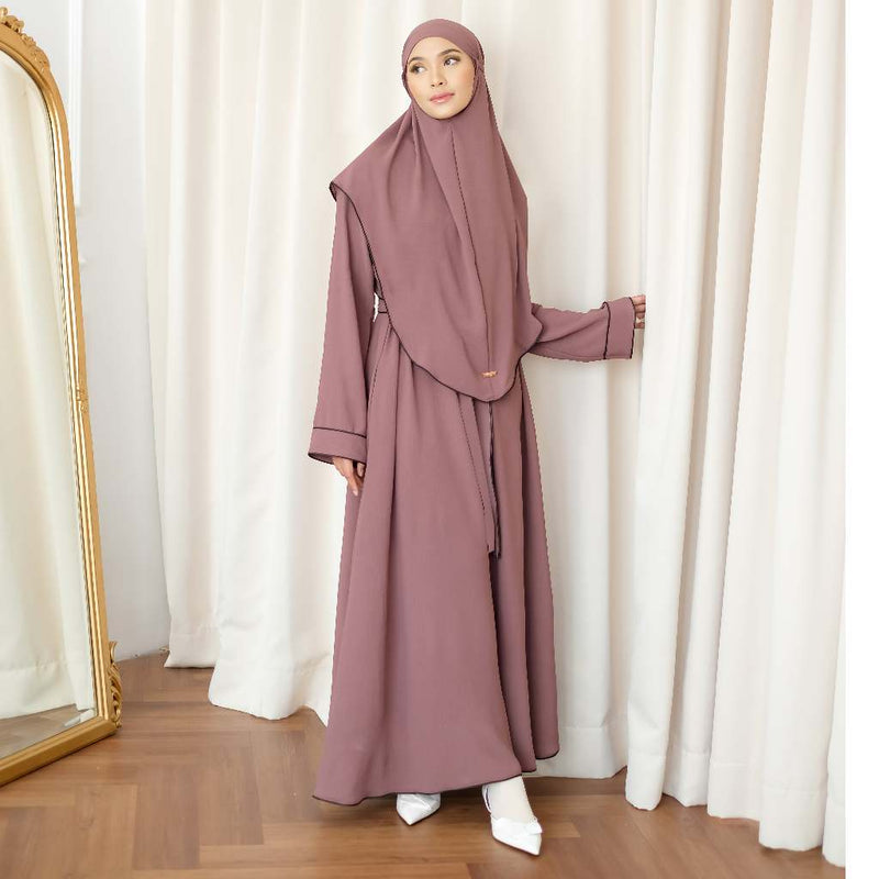 [Defect] Hafiza Abaya Dress Only (Dress Crinkle Abaya Umroh)