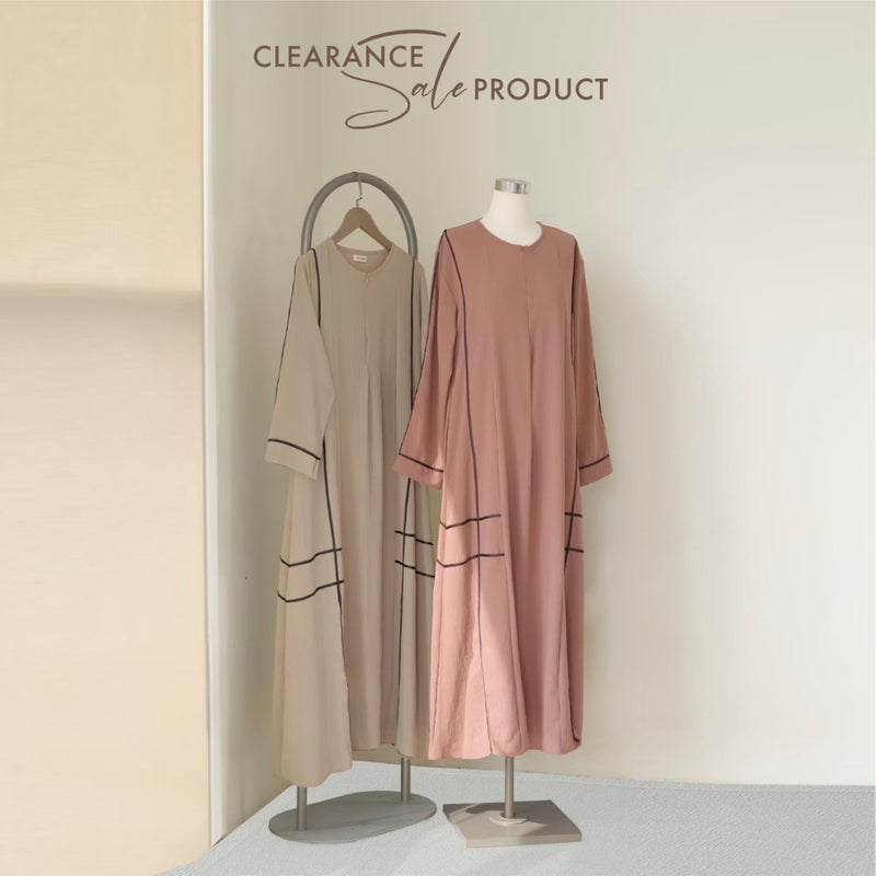 [Defect] Haniya Abaya Dress Only (Dress Crinkle Abaya Umroh)