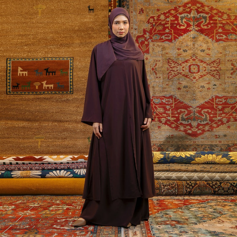 Haura Tunik Set Violet