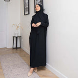 [Defect] Hafsha Abaya Dress Only (Dress Crinkle Abaya Umroh)