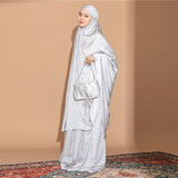 Julia Prayer Set Series 2 (Mukena Set Pattern Coquette Bahan Silk Lozy x Julia)