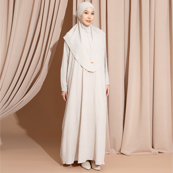 Hafsha Abaya Set (Gamis Umroh Haji Abaya Set Kerudung)