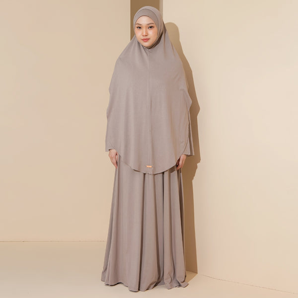 Saira Abaya Set (Gamis Rayon Abaya Set Kerudung)