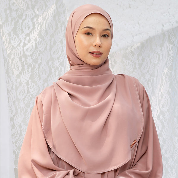 Mida Shawl Lozy x Hamidah Dusty Pink
