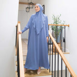 [Defect] Hafsha Abaya Dress Only (Dress Crinkle Abaya Umroh)