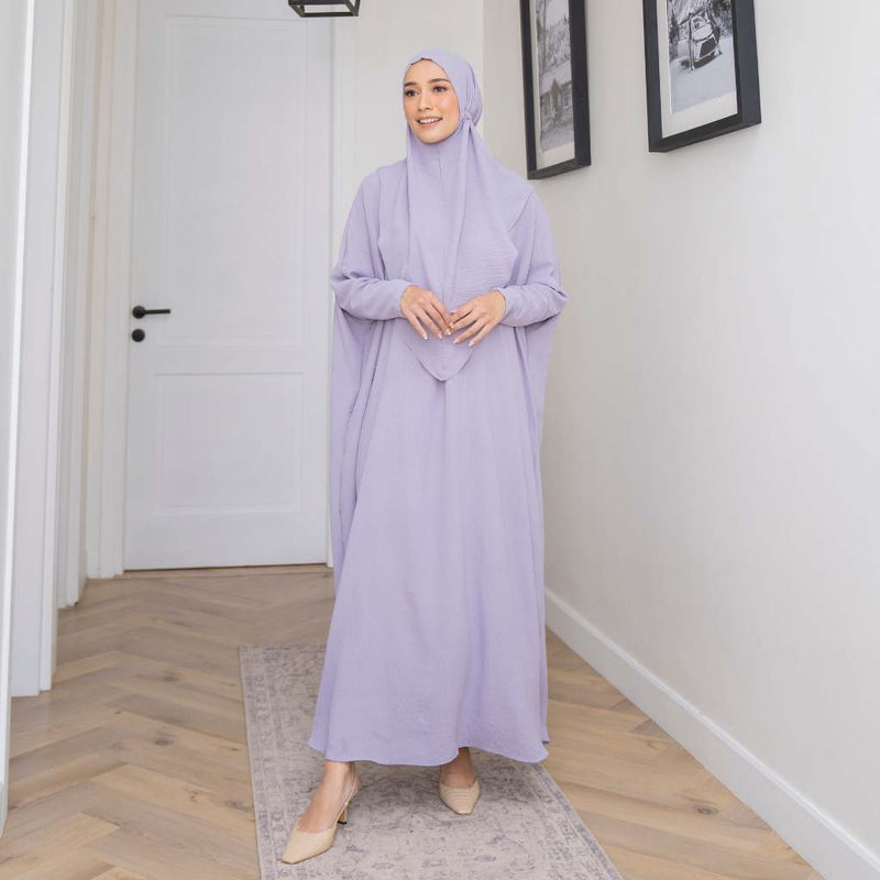 [Defect] Hafsha Abaya Dress Only (Dress Crinkle Abaya Umroh)