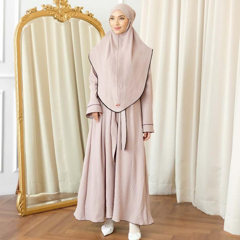 [Defect] Hafiza Abaya Set (Gamis Abaya Set Umroh)