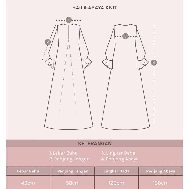 [Defect] Haila Abaya Knit (Dress Abaya Knit)