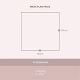 Mara Plain Paris (Hijab Paris Polos Segiempat)