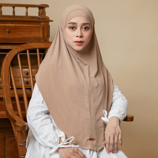 Malay Instan Hijab Lozy x Lesti Soft Beige