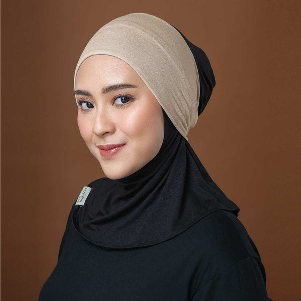 Inner Bandana Lozy x Bianca Oat (Ciput Viscose Rayon)
