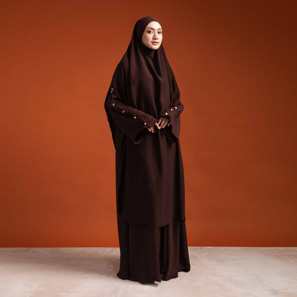 Tsamara Abaya Espresso L (Abaya Only)