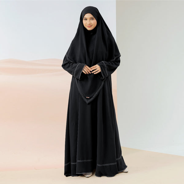 Sadia Abaya Set Midnight