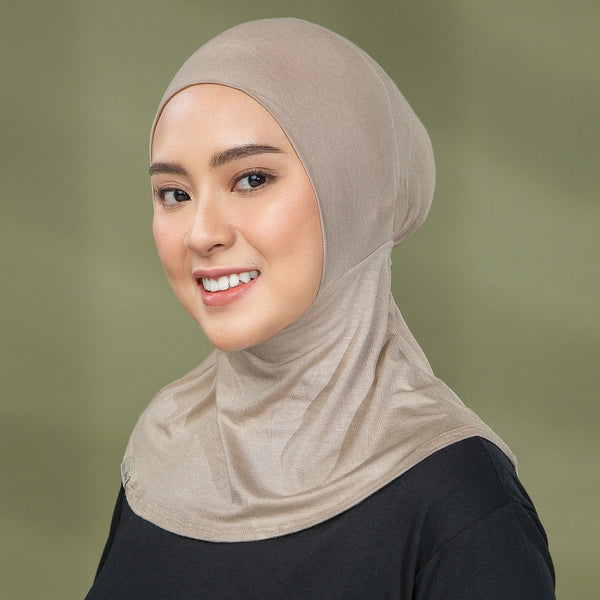 Inner Neck Lozy x Bianca Oat (Ciput Hijab Ninja Bahan Viscose Rayon)