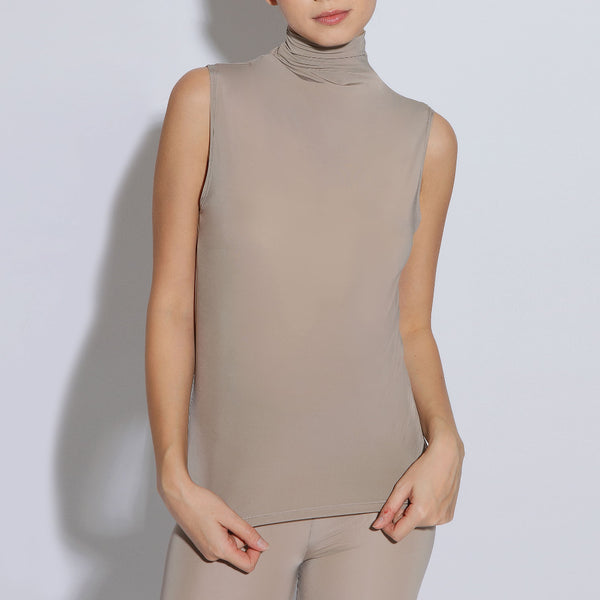 Inner Shirt Sleeveless Jersey Cooltech Khaki